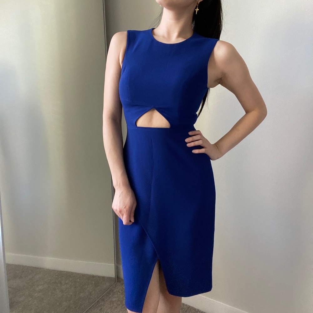 BCBG Annabel Sleeveless Cutout Dress US 2
